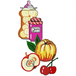 Fruits Embroidery Design 1